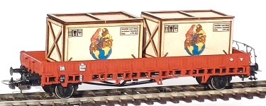 Loewe 2487 - TT - Überseekisten Zirkus Probst (2 Stück)